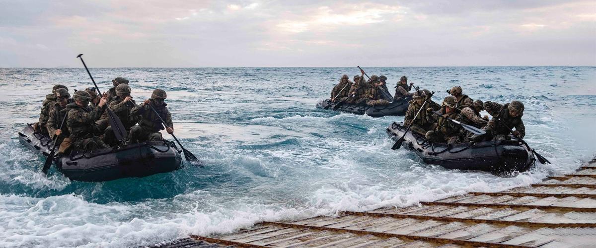 Marines assigned to the 31st Marine Expeditionary Unit